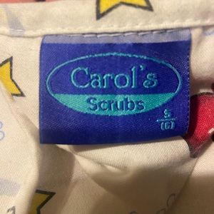 Scrub top winter thyme size small